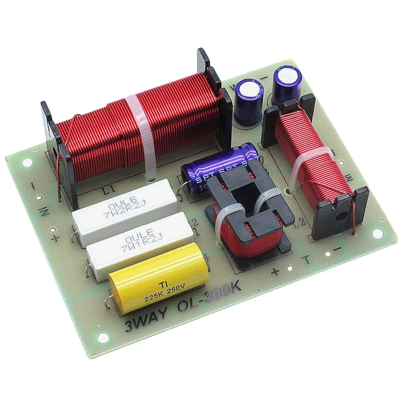 AUTUT 2 Pcs 3-Way HiFi Speaker Frequency Divider, 180W Audio Crossover Filter for Professional or Home Use - Image 2